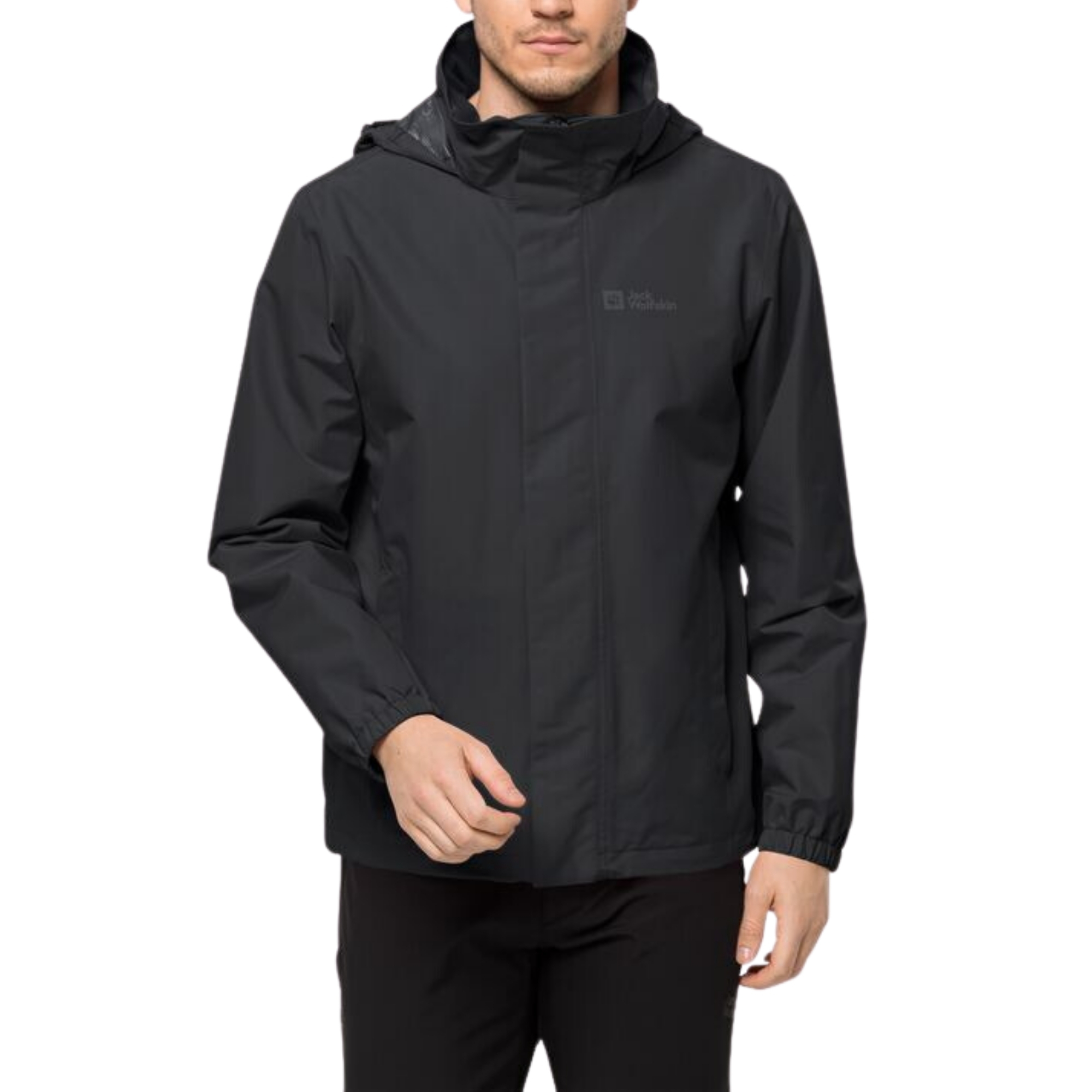 Jack Wolfskin Giacca da Uomo Stormy Point 2l Nera Taglia XL Codice 1111142-6000