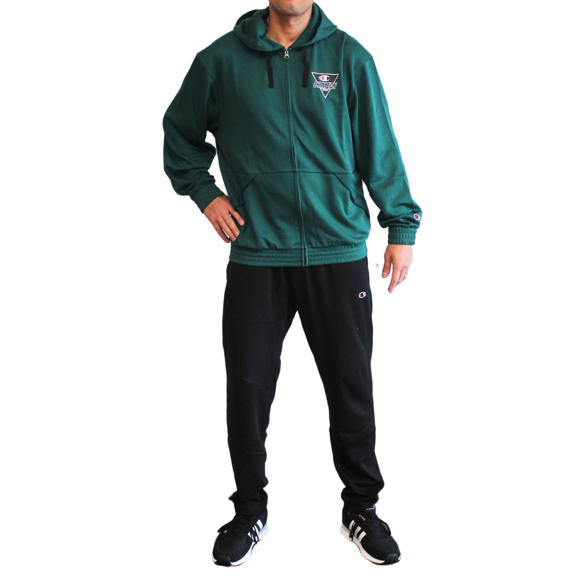 Champion Tuta da Uomo Legacy Modern Sport Verde Taglia L Codice 220379-GS502