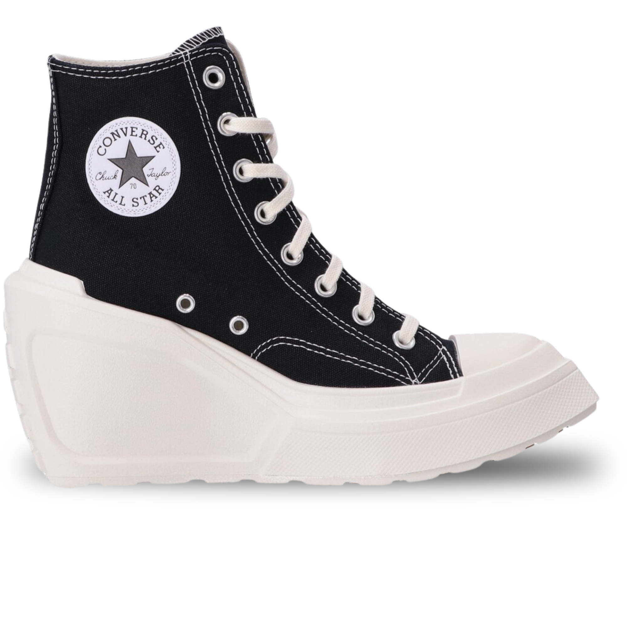 SCARPE CONVERSE CHUCK 70 DE LUXE WEDGE TG 37 COD A06478C 9W [US 6.5 UK 4.5 ...