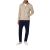 Champion - Tuta Uomo Leggera con Zip Intera Standard Fit, Beige