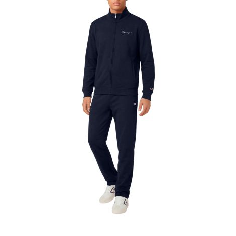Champion - Tuta Uomo Leggera con Zip Intera Standard Fit, Blu